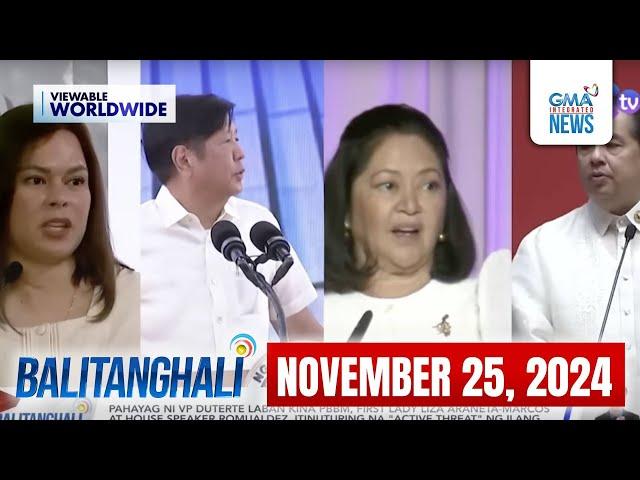 Balitanghali Express: November 25, 2024