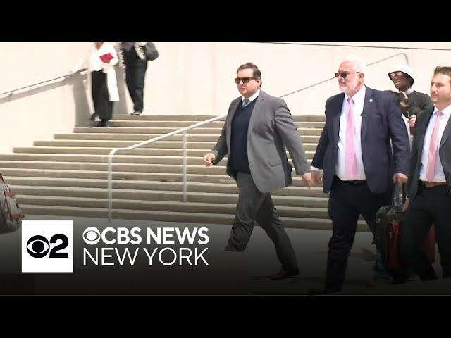 George Santos apologizes through tears at sentencing