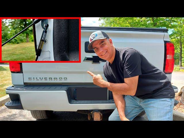 Tailgate Assist Install On Chevy Silverado Makes Drastic Improvement!