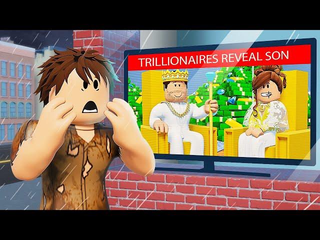 His REAL PARENTS Were TRILLIONAIRES... (Roblox Movie)