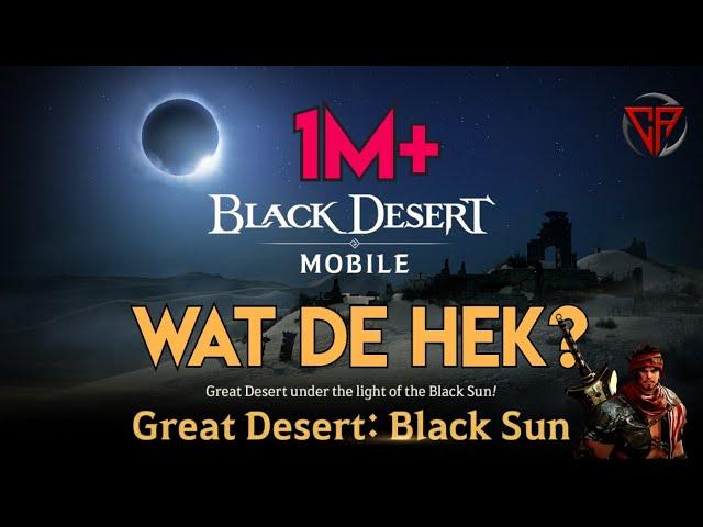 Black Sun - CRAZY 1M+ Points Session【Black Desert Mobile】