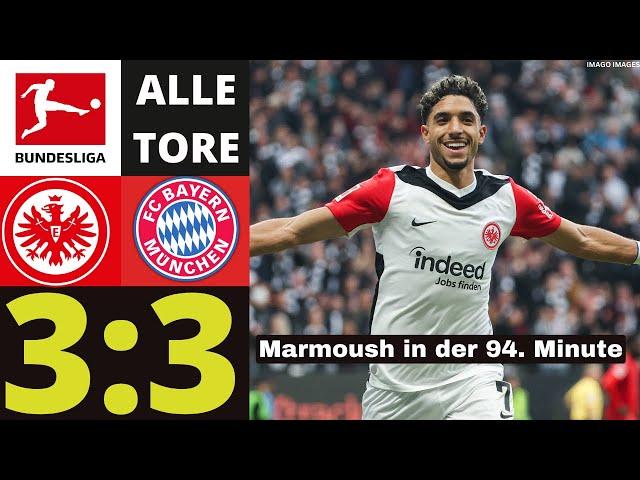 Später Ausgleich rettet Frankfurt! Eintracht Frankfurt - FC Bayern München 3:3! ALLE TORE!