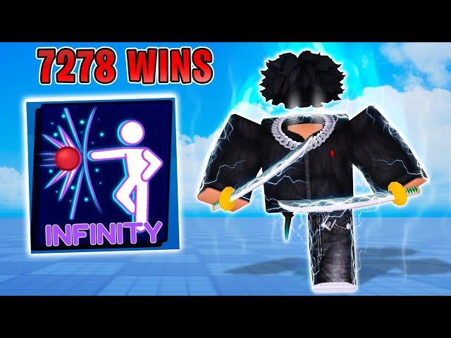 I Become the RICHEST OVERPOWERED PLAYER in Roblox Blade Ball..