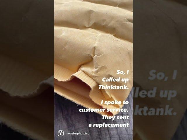 Replacing A ThinkTank  Airport Security Version 3 Handle