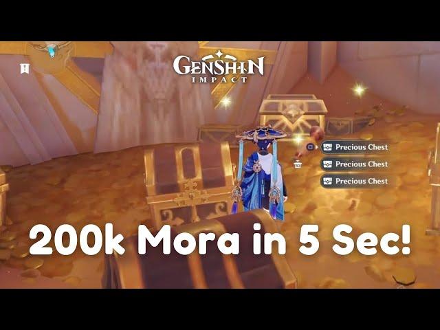 200k mora in 5 sec! do this before it's fixed! | Genshin Impact