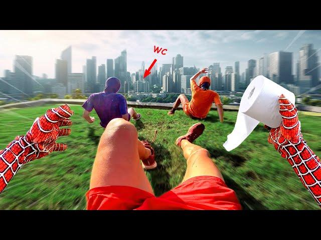 WHERE IS TOILET ??? ( SuperHeroes Funny Action POV ) by FLife TV