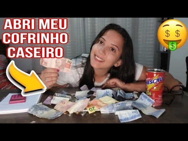 ABRINDO MEU COFRE CASEIRO DE DEZEMBRO| QUANTO CONSEGUI JUNTAR ??