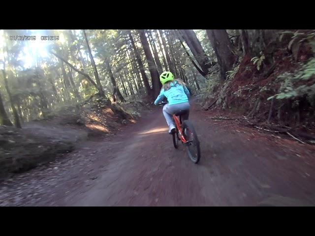 part 3b Aptos Nisene Marks State Park Mountain Cold Bike Ride Beginner Kids Grom Ride