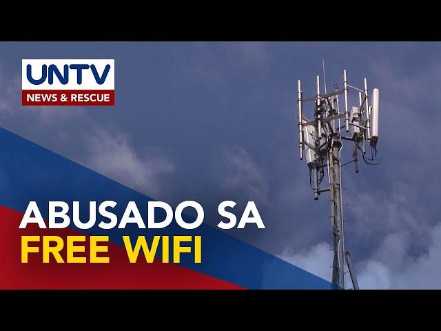 Free WiFi sa public areas, naaabuso; Access sa internet service, planong limitahan – DICT