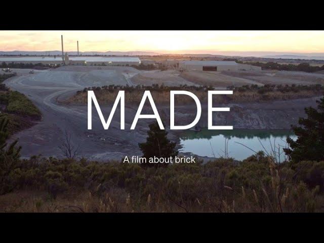 MADE: a film about brick (60 Second Cutdown)