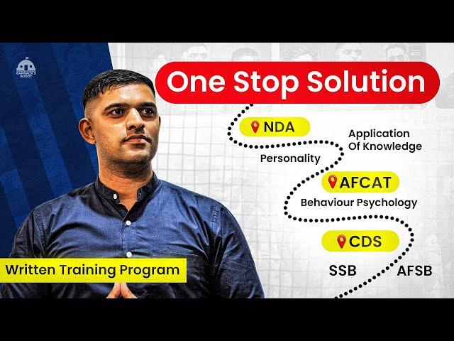 One stop solution for CDS 1 2025 | NDA 1 2025 | AFCAT 1 2025 | CAPF 2025