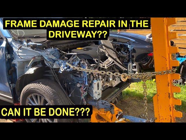 Frame Repair in the Driveway with Great Results? Let's find out !!