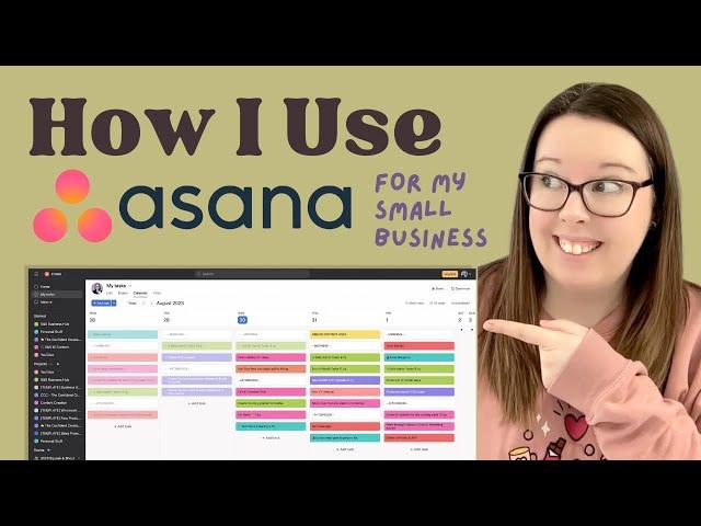 How I use Asana for my Small Business | Asana Board Ideas for Beginners