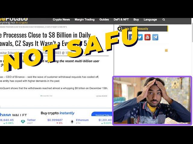  Risky Exchanges! | Keep your funds in Self Custody 