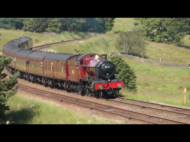 GWR 5972 Hoggwarts Express Aka ( Olton Hall ) The Wizards Express tours June/July 2014