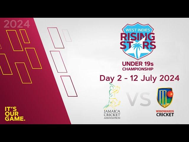  LIVE Jamaica v Windward Islands | Day 2 | CWI Men’s Under 19 2-Day Championships 2024