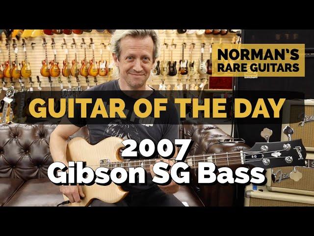 Guitar of the Day: 2007 Gibson SG Bass Natural | Greg Coates at Norman's Rare Guitars