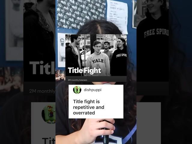 Title Fight is Overrated #titlefight #emo #hardcore #posthardcore #midwestemo #shed #hottakes