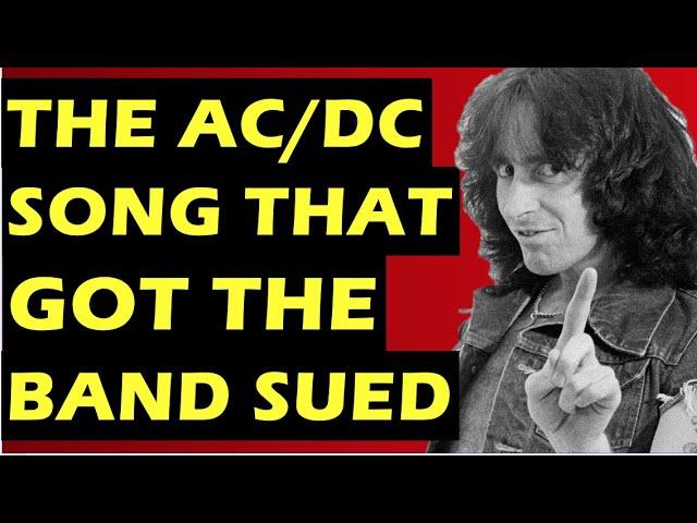 AC/DC: The Song That Resulted In A Lawsuit Against The Band