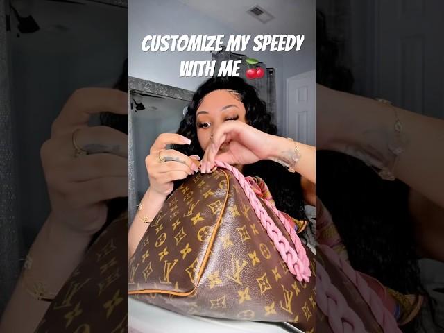LV Speedy 30 Customization #louisvuitton #louisvuittonbag #speedy #lv #lvspeedy #bags #fashion #bag