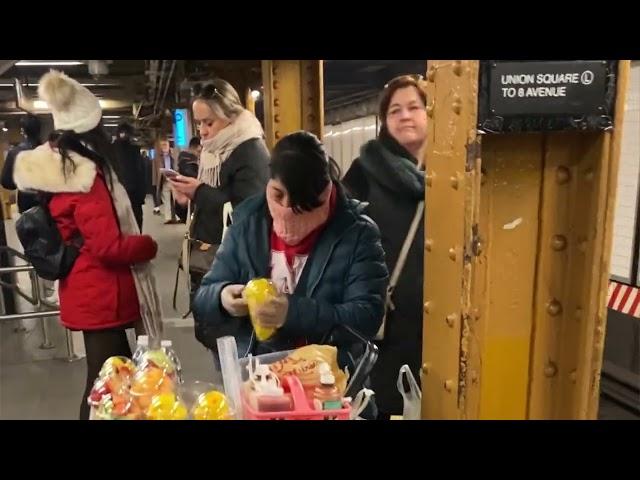 Migrant mango vendors in the streets and subways of New York City