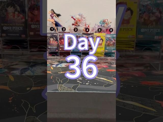 Day 36: OPENING ONE PIECE PACK UNTIL WE HIT A MANGA RARE! #onepiece #cards #series #onepieceseries