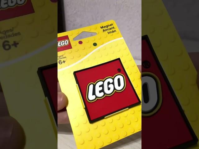 Lego LOGO Magnet unboxing