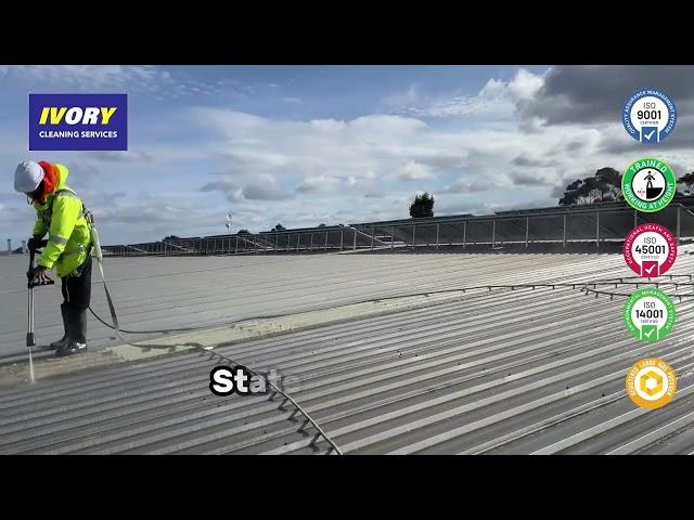 Industrial Roof Cleaning/ Skylight Cleaning