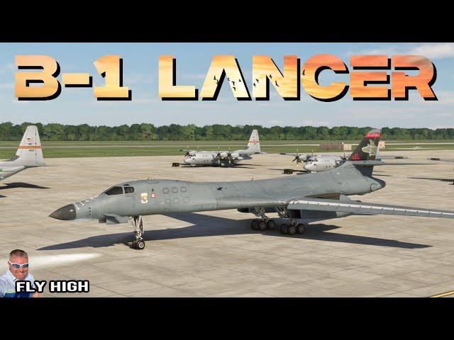 B-1 Lancer | Enhanced Audio | Microsoft Flight Simulator | MSFS | Little Rock AFB