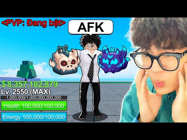 Tôi Giả Vờ AFK Khi Cầm TRÁI ÁC QUỶ HUYỀN THOẠI Đắt Giá Nhất Trong Blox Fruits | Roblox