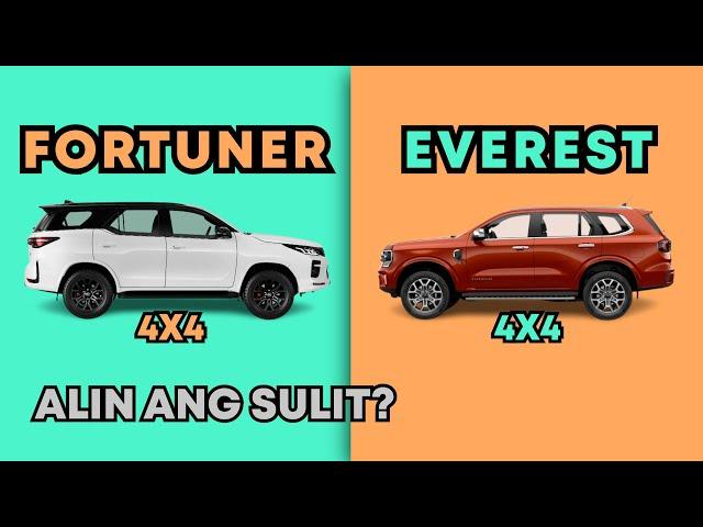 FORTUNER GRS 4X4 vs EVEREST TITANUM + 4X4