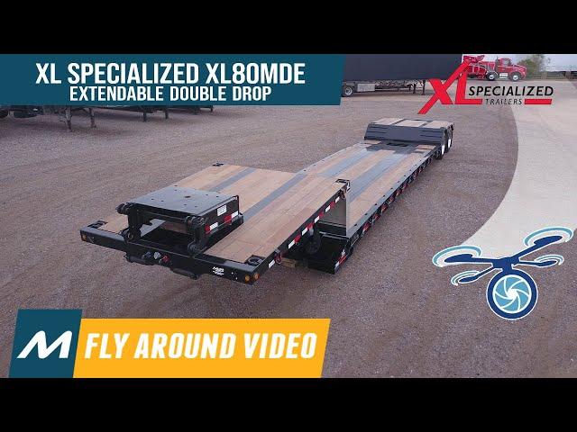 XL Specialized Extendable Double Drop Trailer - XL80MDE