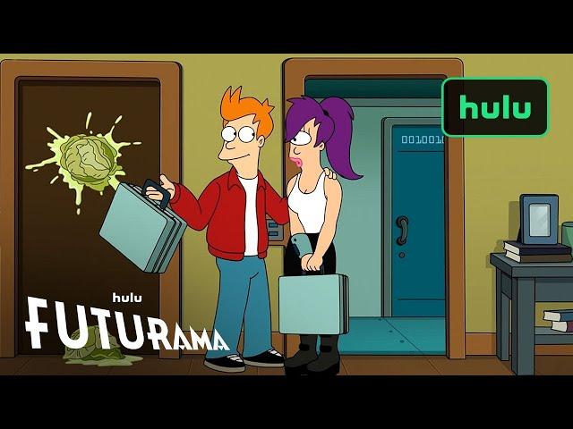 Leela Moves In | Futurama New Season Episode 5 | Opening Scene | Hulu