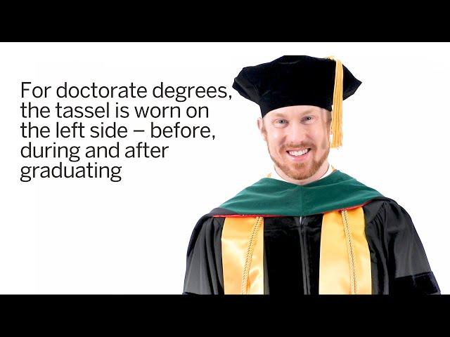 How to Wear Your Cap and Gown - Doctorate
