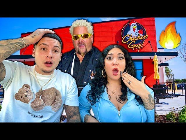 Trying Guy Fieri's Chicken Restaurant!! *so good*