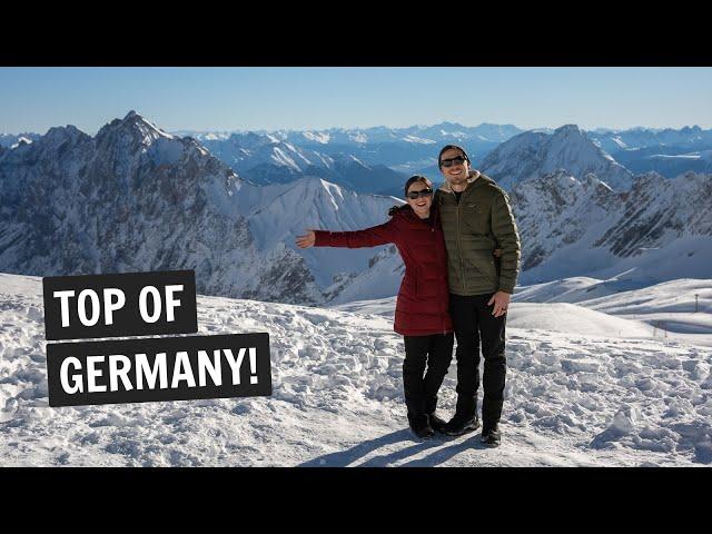 We went to Germany's HIGHEST mountain! (EPIC day at Zugspitze)