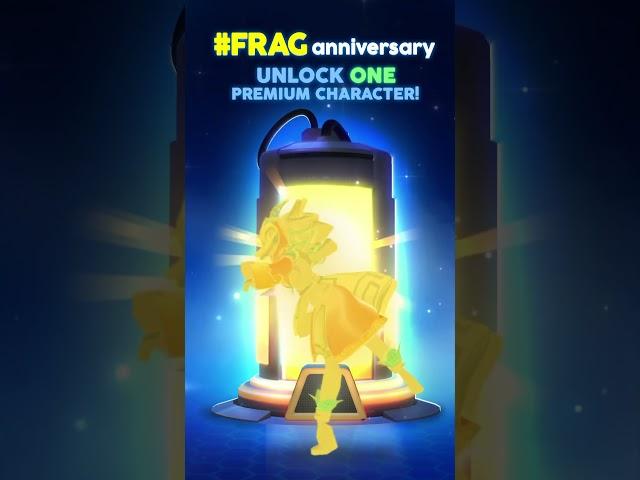 Comment #FRAGanniversary and get a chance to unlock a Premium character for free! 5 random winners