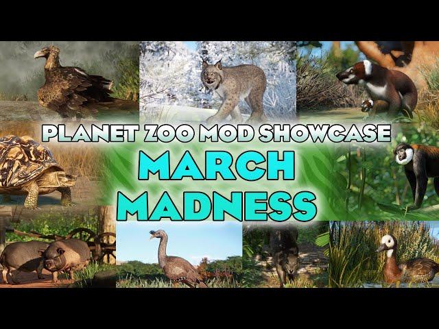  MARCH MADNESS! 20+! Awesome Mods! | Planet Zoo Mod Showcase