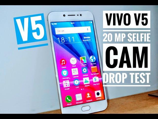 Vivo V5 First impressions | Drop Test [20MP moonlight selfie cam]