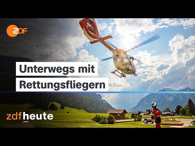 Helikopter-Crew-Einsatz nach schwerem Autounfall