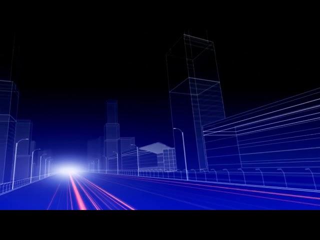 1039328 Abstract electric city outline  HD BG