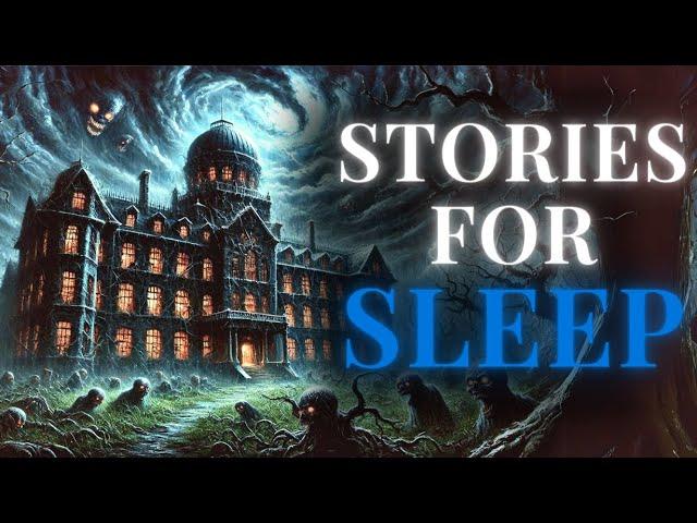 50 HORROR Stories To Relax - Scary Stories for SLEEP | Black Screen With Rain Sounds