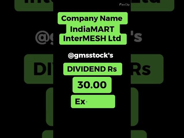 IndiaMART InterMESH Ltd Double Dividend  #eranstockmarket #onlinearning #sip #mutualfunds #news