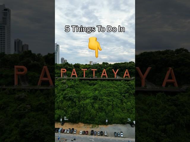 5 Things To Do In Pattaya #pattayacity #pattaya #thailand