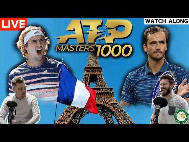 ATP Paris Masters 2020 Final | Zverev vs Medvedev | GTL Tennis Podcast LIVE Watchalong