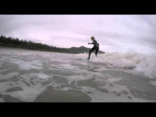 Surfing in Tofino, BC 2015