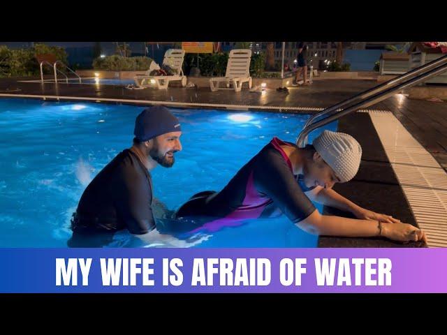 My wife Shilpa was hydrophobic until now | Sajid Shilpa Vlogs