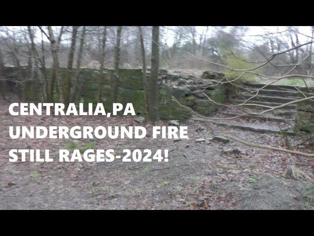 Eerie howling winds of Centralia PA & its underground mine fire still burning | 2 April 2024