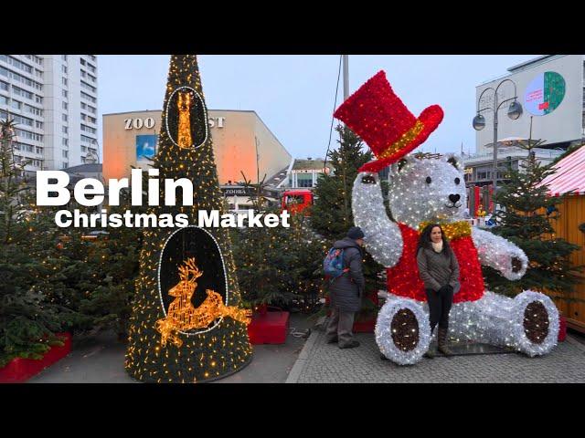 Berlin Christmas Market 2024 in 4K HDR - A Magical Day at Kurfuerstendamm