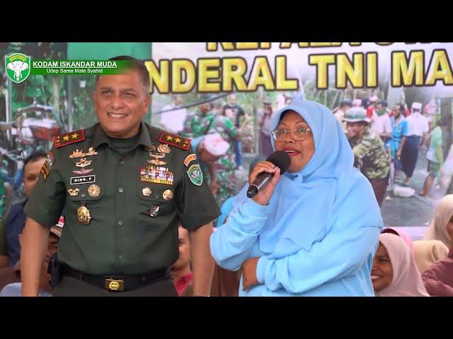 Pangdam IM Hadiri Peresmian 2.664 Titik Program TNI AD Manunggal Air Tahun 2024 Secara Virtual